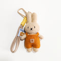 Hand-Knitted Crochet Keychain - Textured Fabric Bag Accessory for Keys & Backpacks, Functional Daily Organizer(MIFFY)